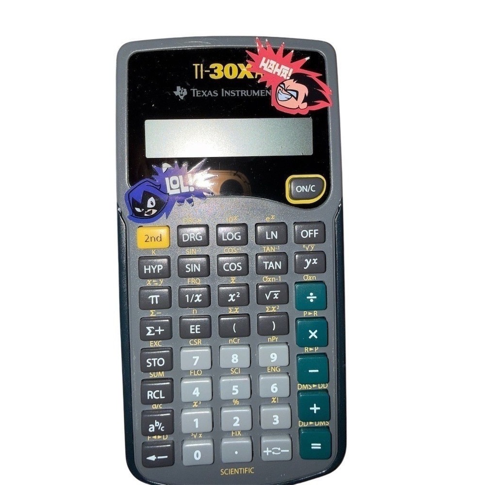 Texas Instruments‎ TI-30XA Scientific Calculator Slide Cover Reference